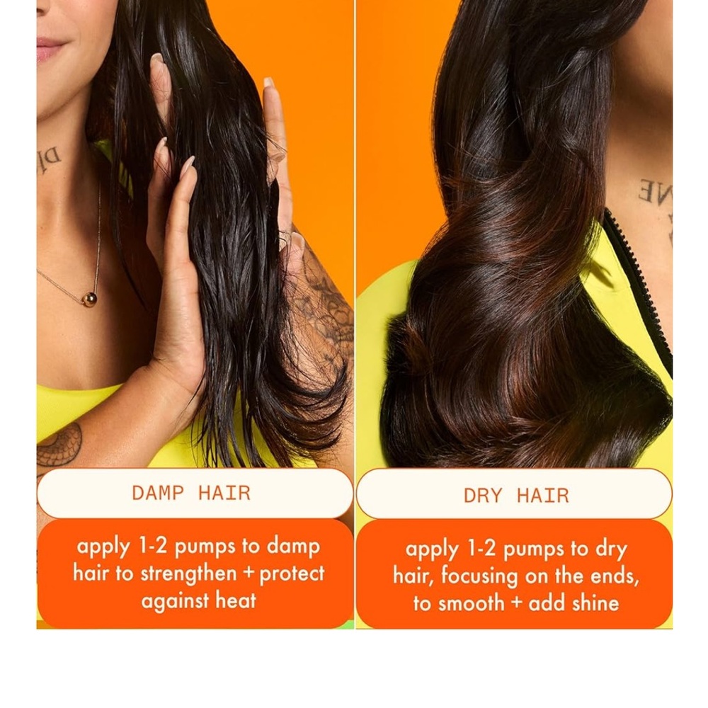 Amika Superfruit Star Hair Oil in Vibrant Pink and Orange - Picture 6 of 10